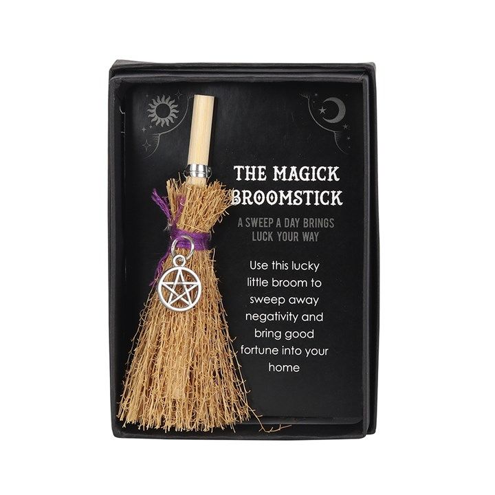 Mini Magick Broomstick - Pentacle