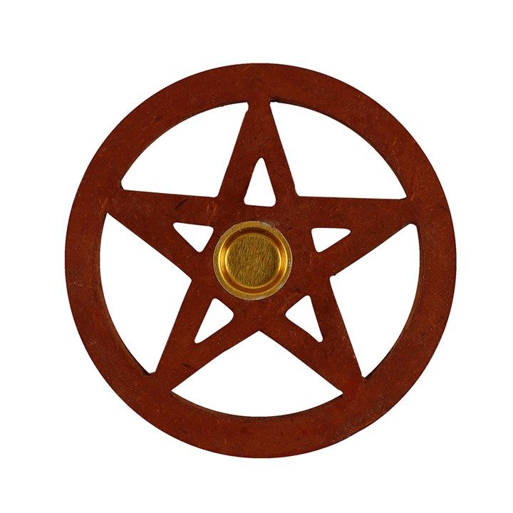 Incense Holder Pentagram Cutout