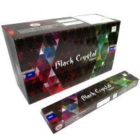 Satya - Black Crystal Incense Sticks