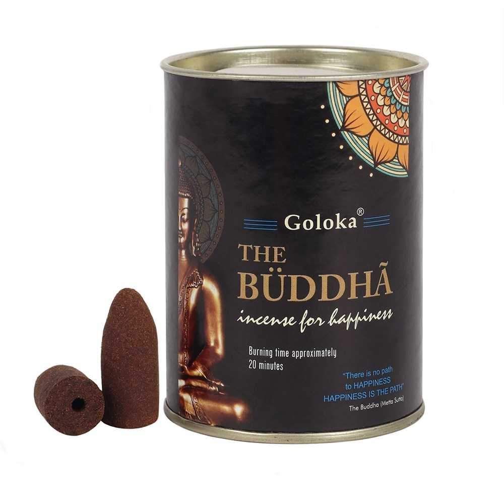 Goloka Backflow Incense Cones - The Buddha
