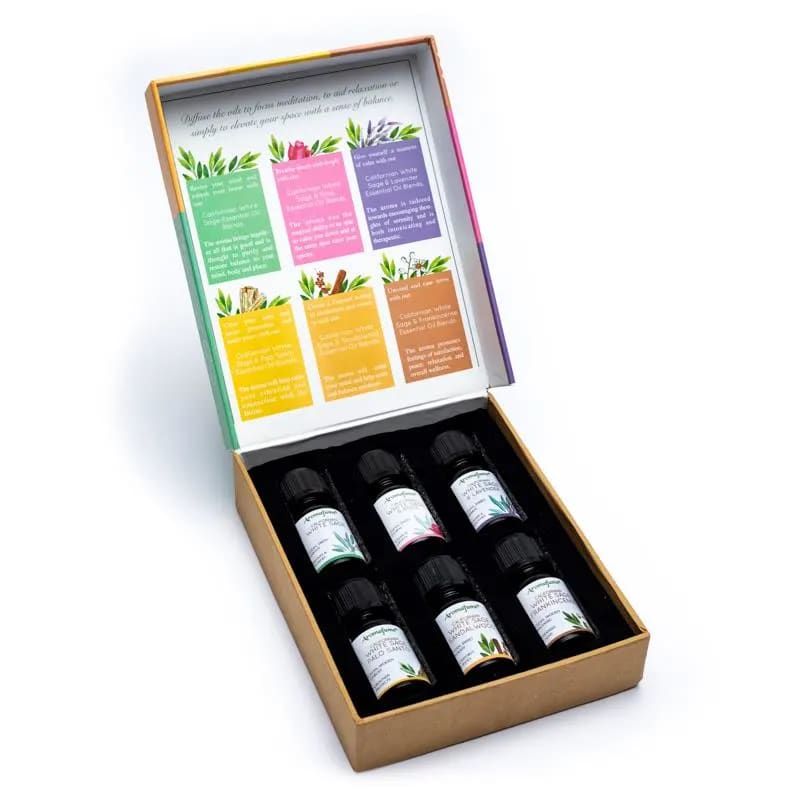White Sage Essential Oil Blends Set of 6