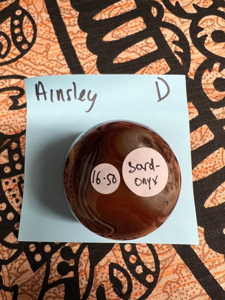 Order for Ainsley D - July 2022