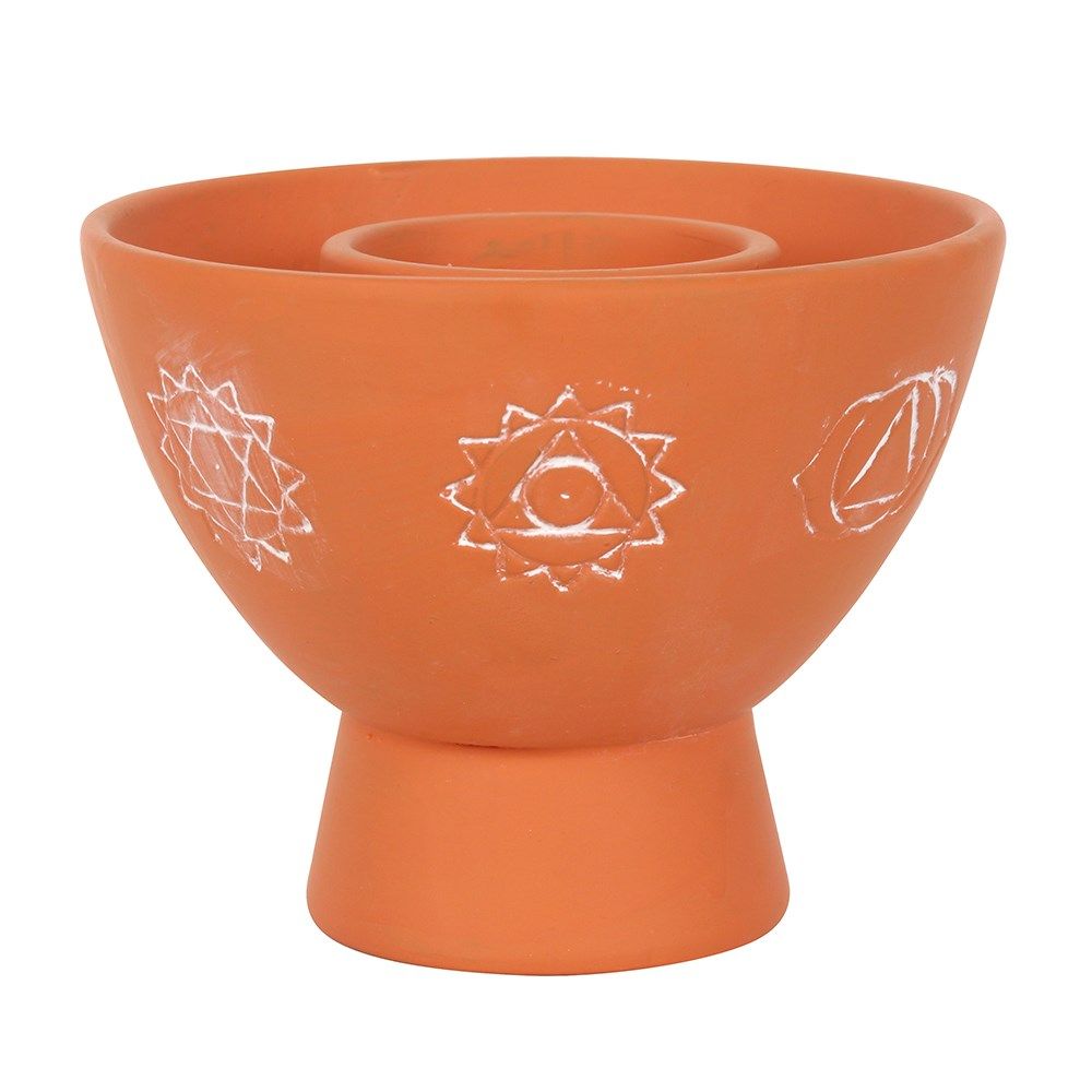 Terracotta Smudge Bowl - Chakra