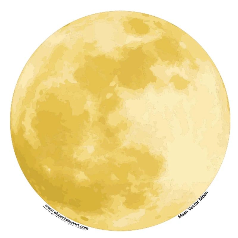 Window Sticker - Full Moon