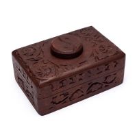 Wooden Tarot/Trinket Box - Yin Yang
