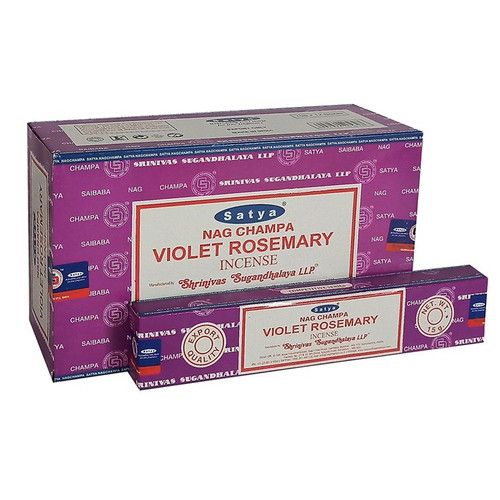Satya - Violet Rosemary Incense Sticks