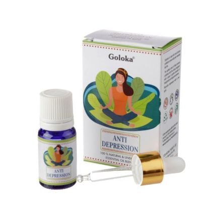 Aromatherapy Essential Oil Blend by Goloka - Anti Depression 10ml