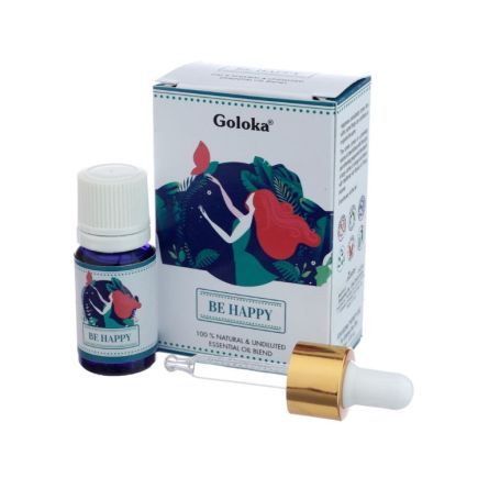 Aromatherapy Essential Oil Blend by Goloka - Be Happy 10ml