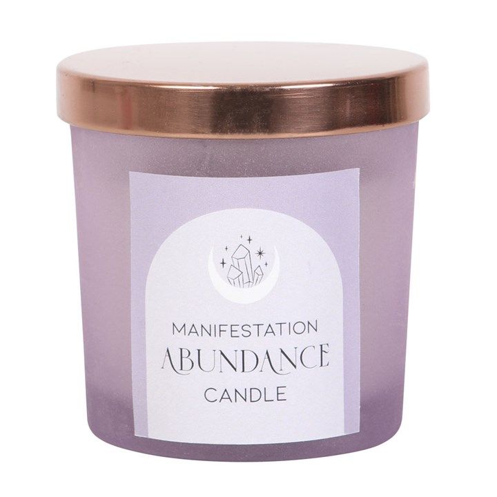Manifestation Candle - Abundance - French Lavender and Amethyst