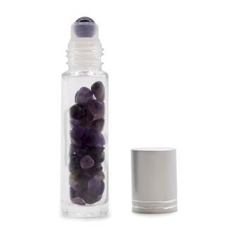 Gemstone Essential Oil Roller Bottle - Amethyst