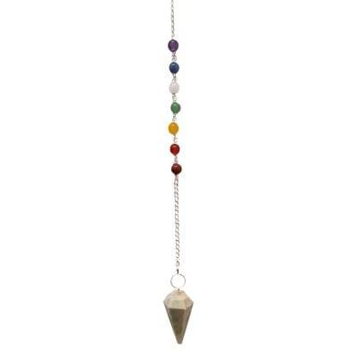 Pendulum  Chakra Chain - Amazonite