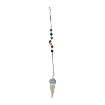 Pendulum  Chakra Chain - Opalite