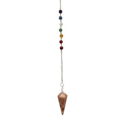 Pendulum  Chakra Chain - Sunstone