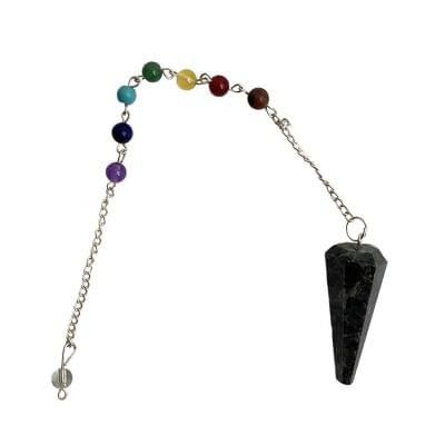 Pendulum  Chakra Chain - Larvikite