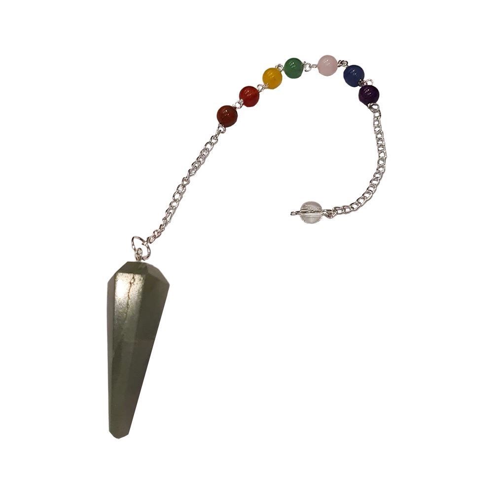 Pendulum  Chakra Chain - Aventurine, Green