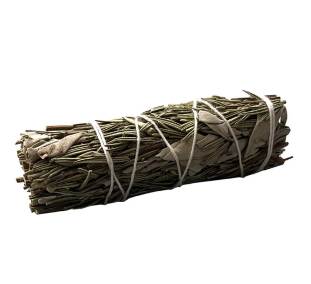 Smudge Stick - California White Sage with Cedar - 4 Inch