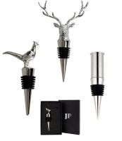 Game Scene Wine Stopper, Gift Boxed, Pheasant or Stag or Cartridge Shooting Gift