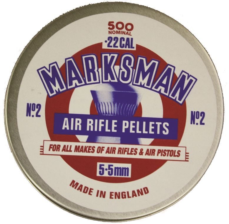 Marksman Air Rifle Pellets dome .22, 500 Pellets 