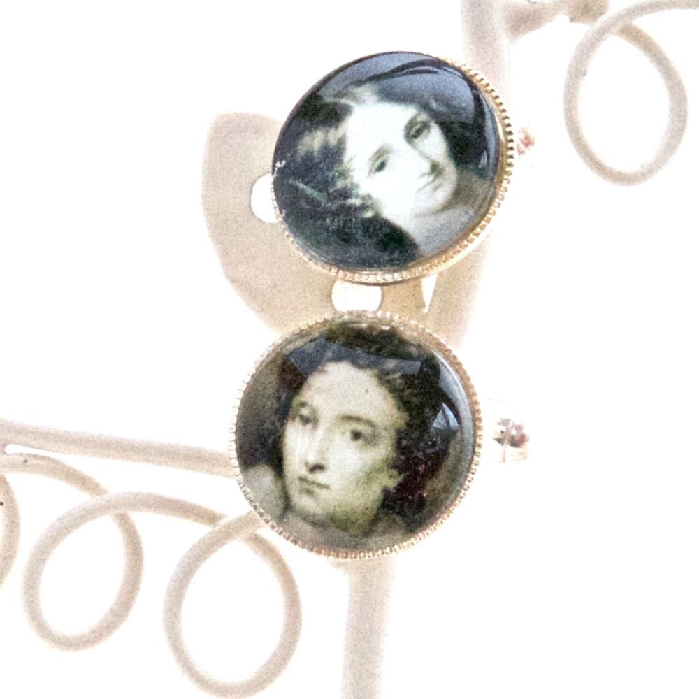 Mary & Percy Shelley cufflinks