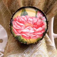â€˜Nighttime Gatheringâ€™ Persian floral ring