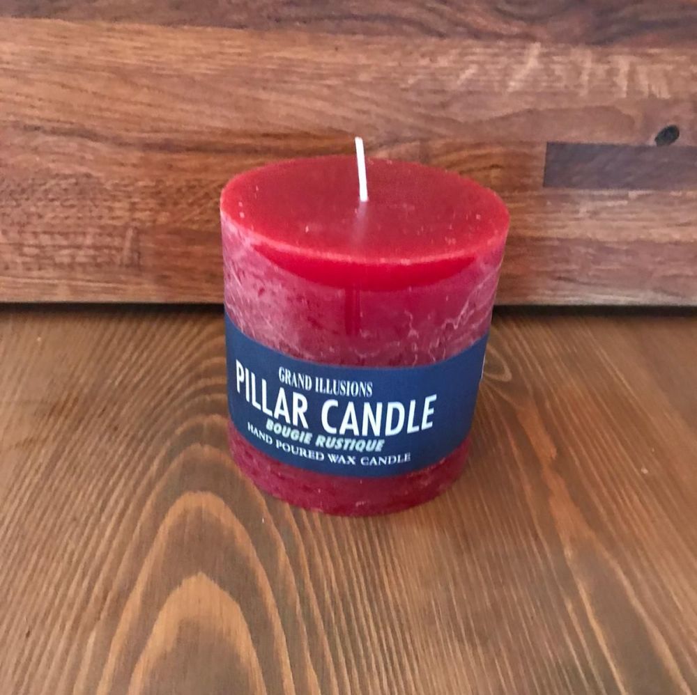 Candles - Small Red Pillar Candle
