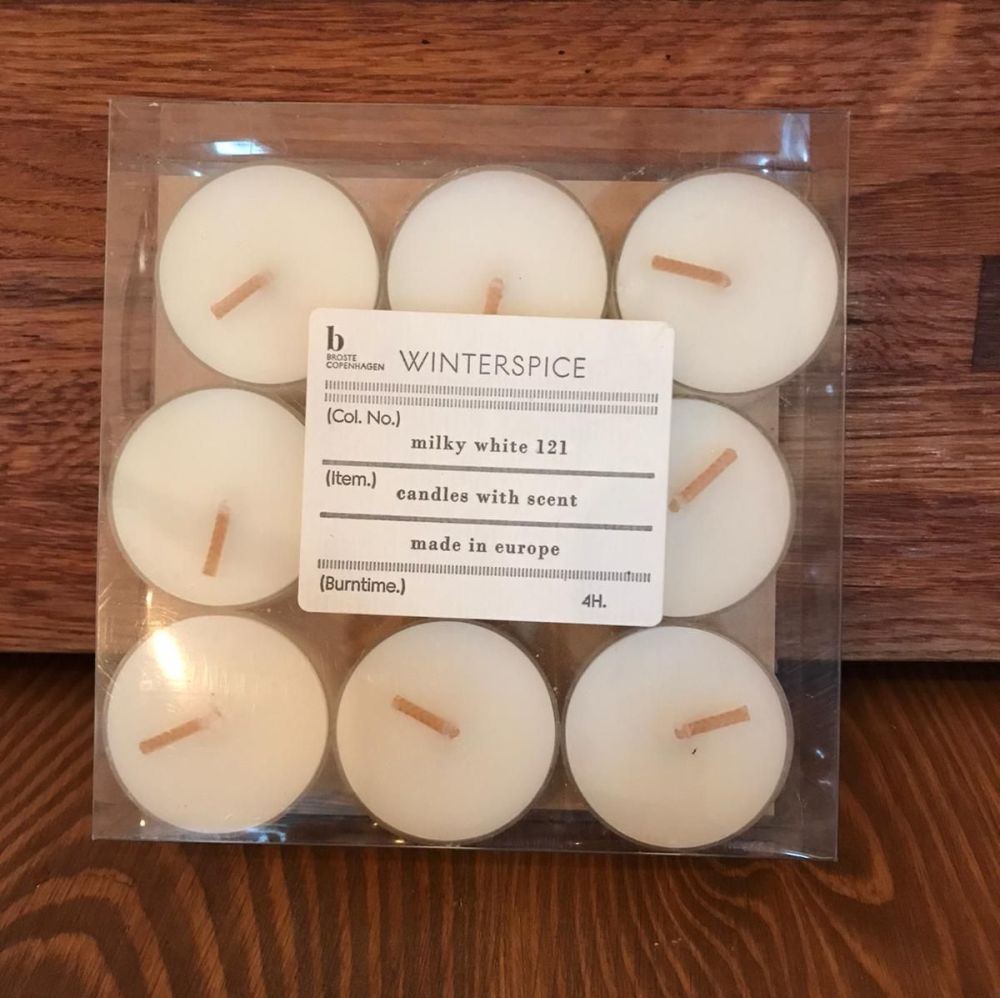 Candles - Box of Winter Spice Tea Lights