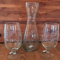 Glassware - Intaglio Glass Carafe