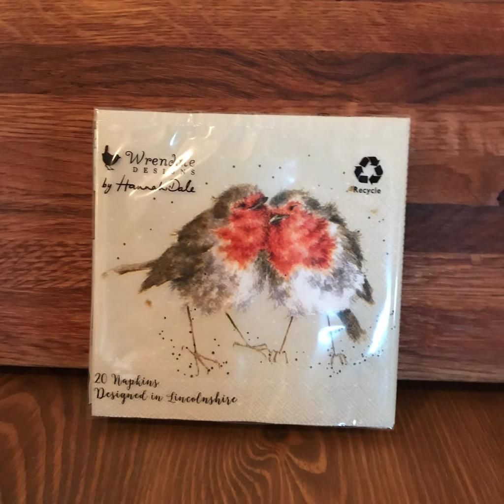 Napkins with Two Robins (small)