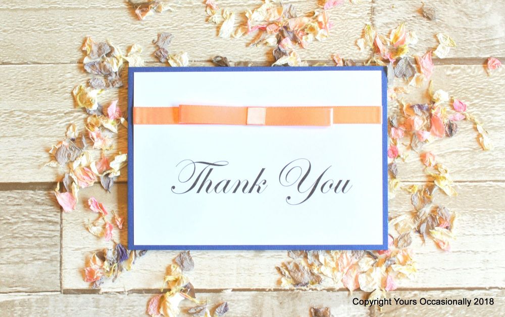 Blissful Bow Thank You Card