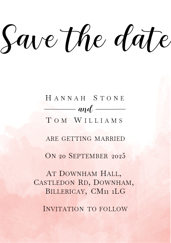 Candyfloss ELECTRONIC Save the Date