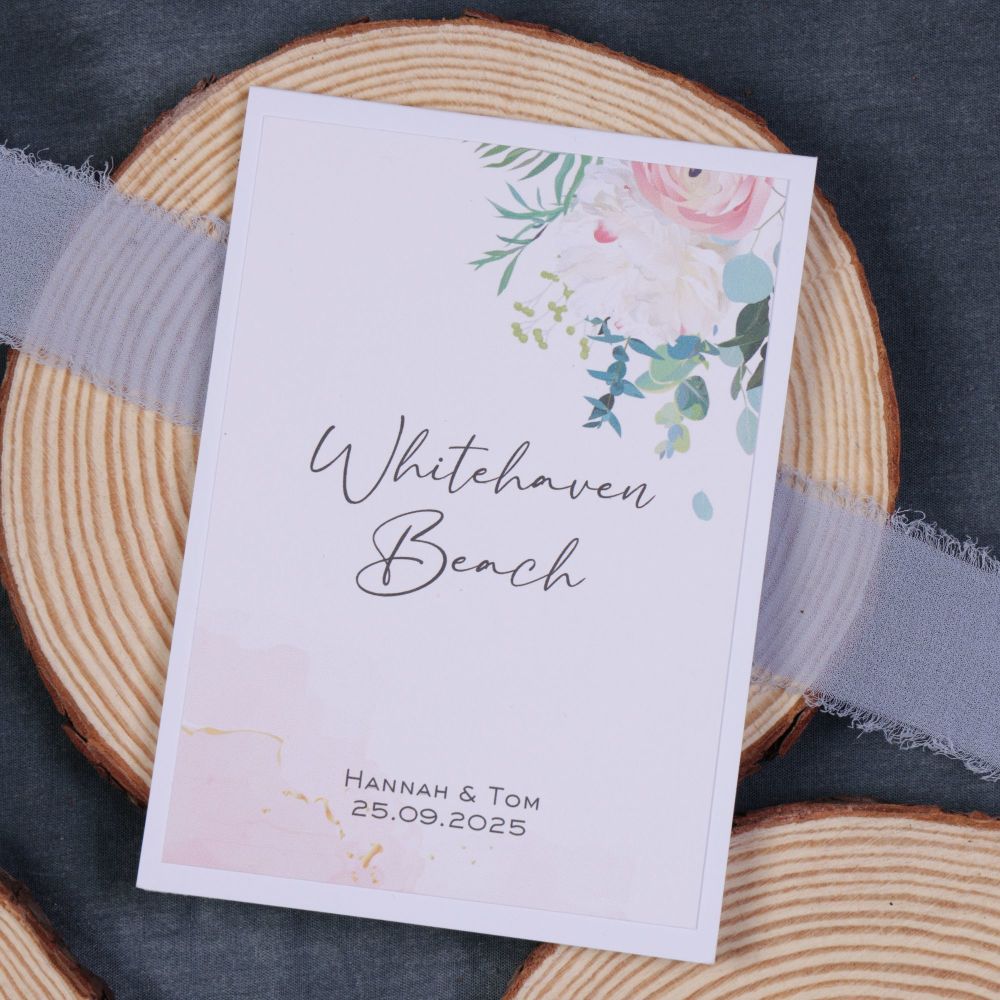 Romance and Roses Table Name Cards