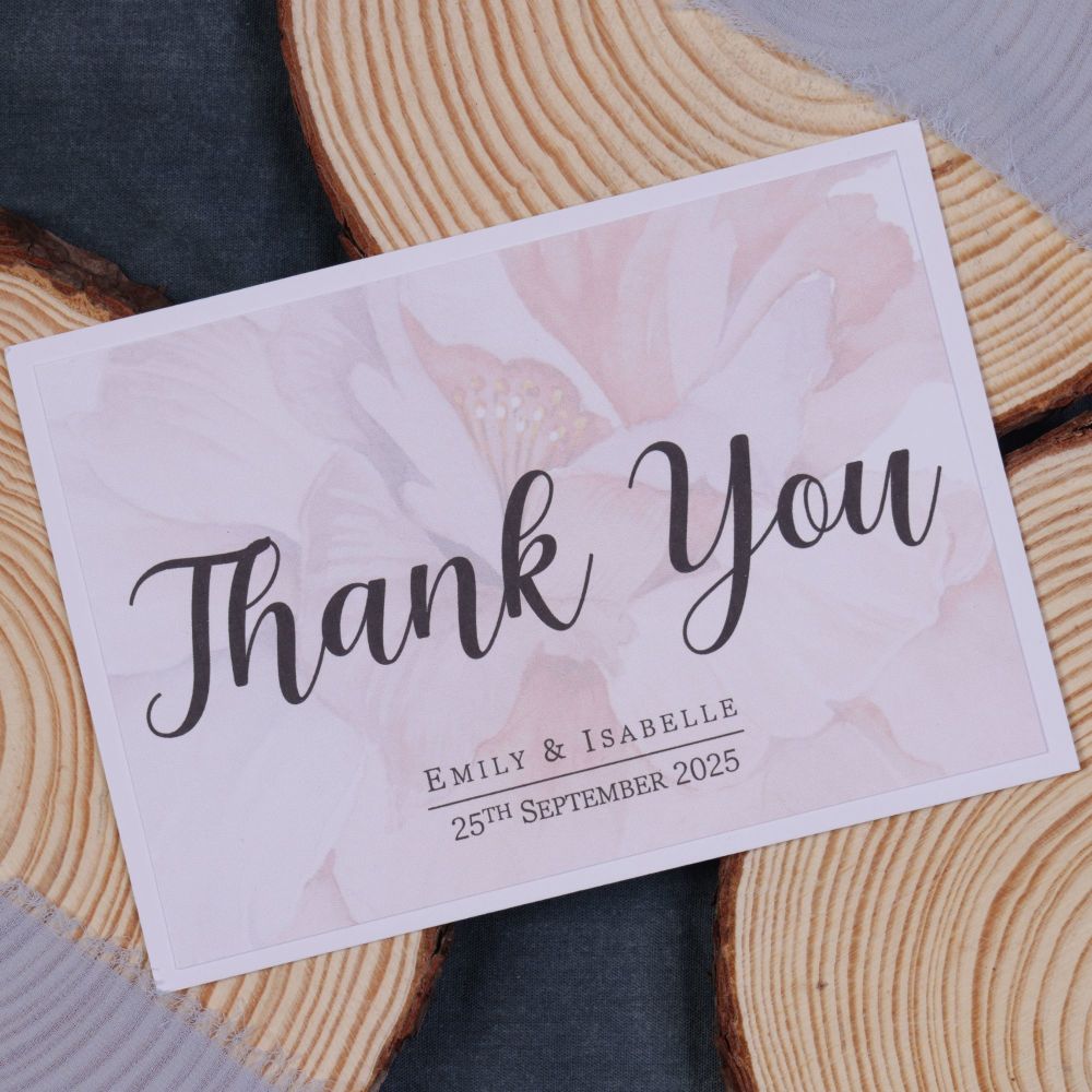 The Bold and the Beautiful Thank You Cards with Envelopes
