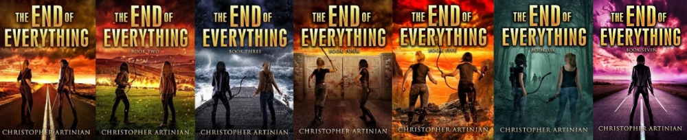 THE END OF EVERYTHING SET OF 7 (6' X 4') SIGNED PRINTS
