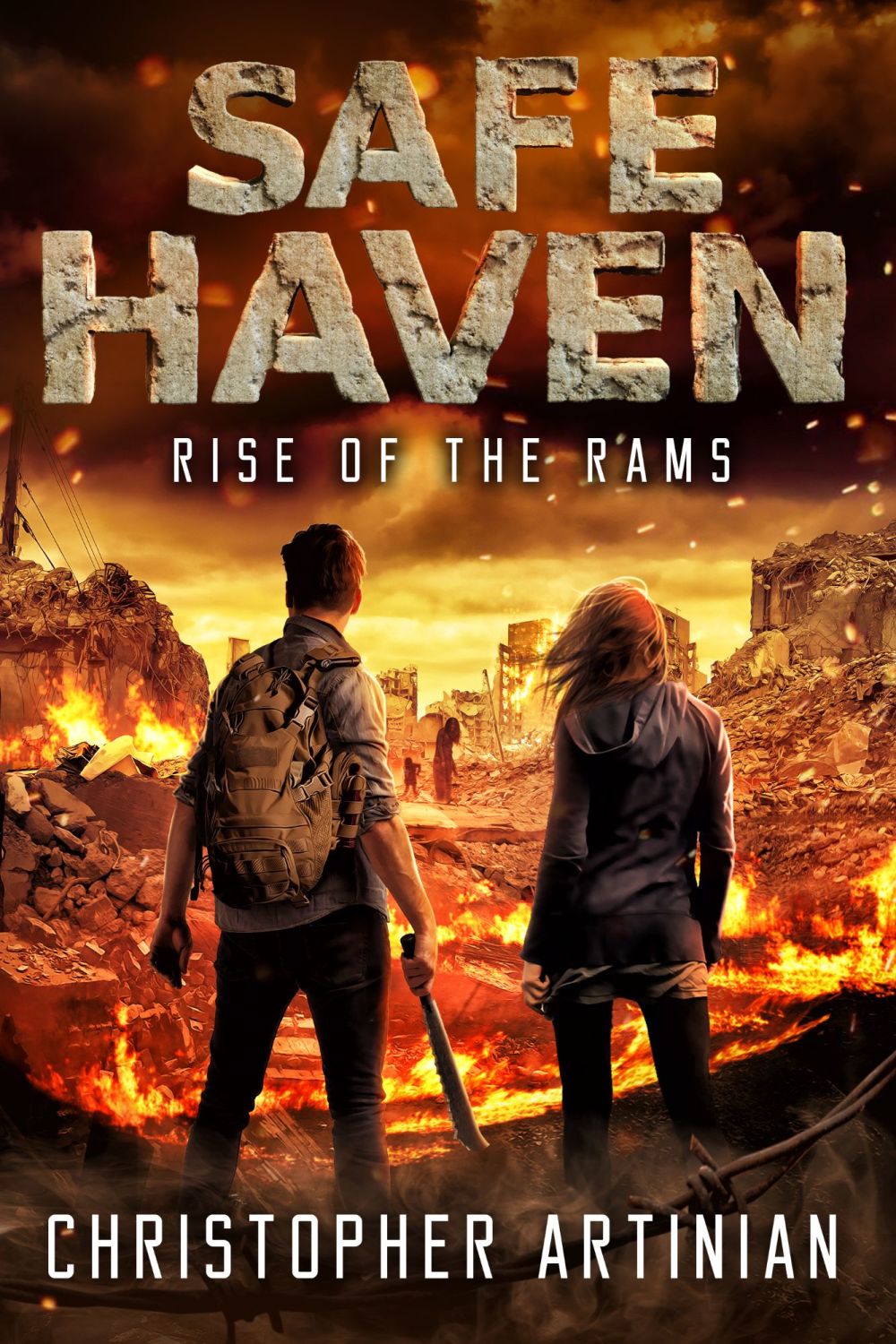 SAFE HAVEN - RISE OF THE RAMS (CHRISTIAN BENTULAN COVER) (SIGNED PAPERBACK)