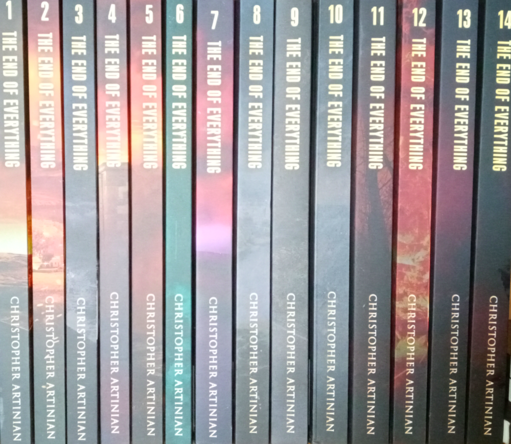 THE END OF EVERYTHING - SET OF 13 SIGNED PAPERBACKS