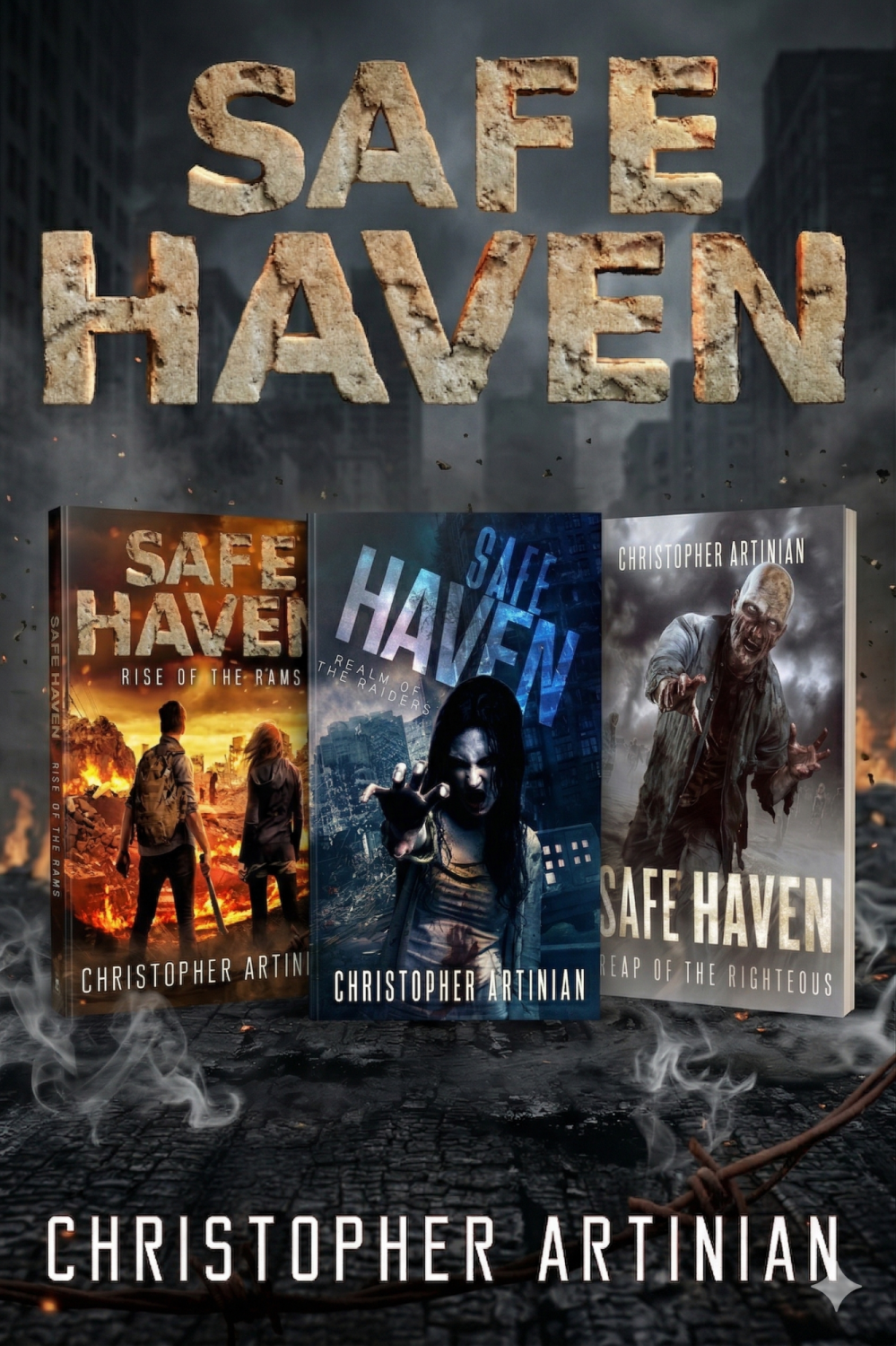 THE SAFE HAVEN TRIO (SIGNED PAPERBACKS)
