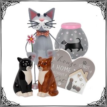 Cat Home Ware, Gifts, Figurines & More