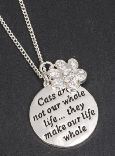 Equilibrium Silver Plated - Cats Are Not Our Whole Life, But They Make Our