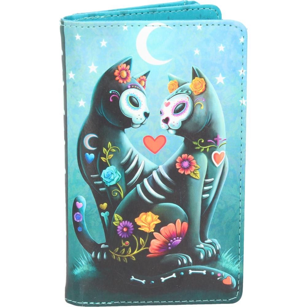 Starry Night - Black Cat Sugger Puss & Kitty - Black Cat Purse