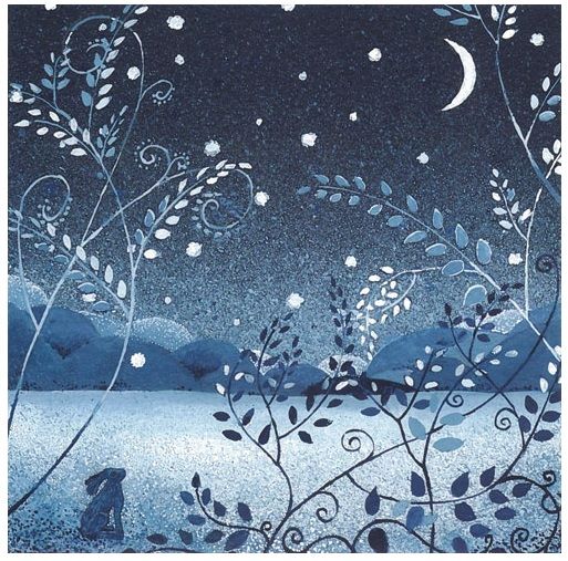 Penny Gaj Art - Greetings Card "Night Hare"