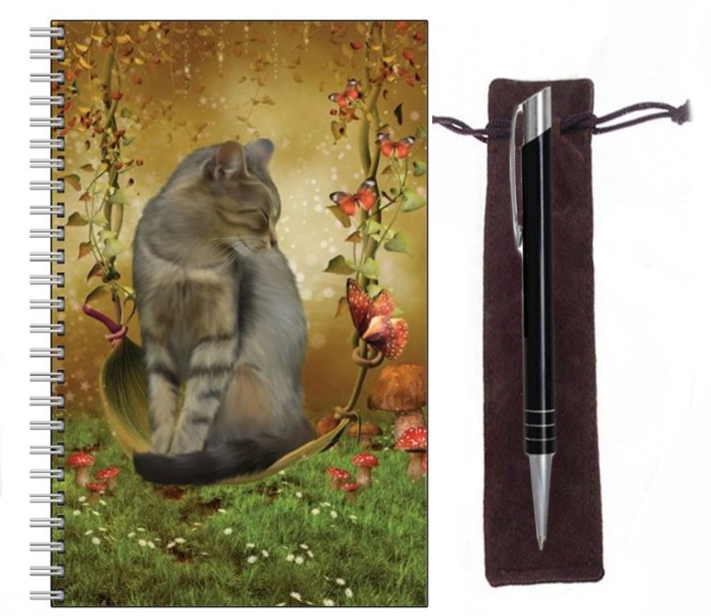 Lined Notebook & Pen Set - Autumn Enchantment
