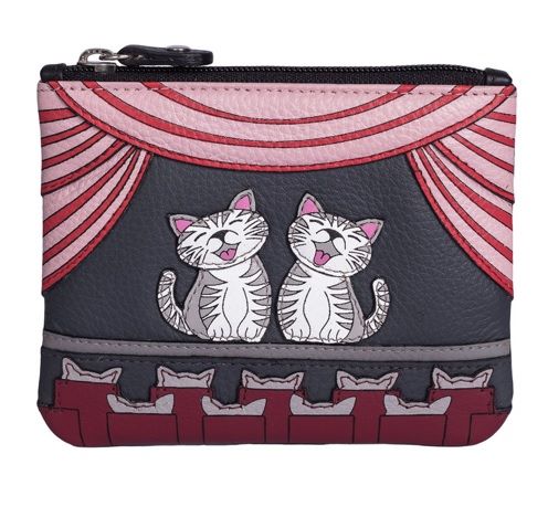 Cats The Meowsical Leather Coin & Card Purse - 420937