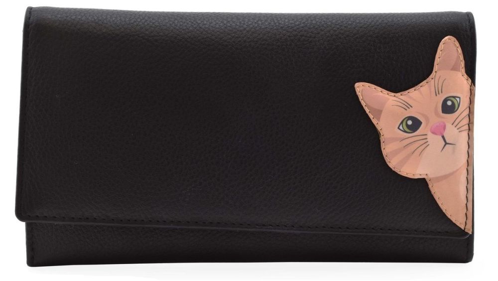 Mala Leather - Cleo the Cat Matinee Purse - RFID