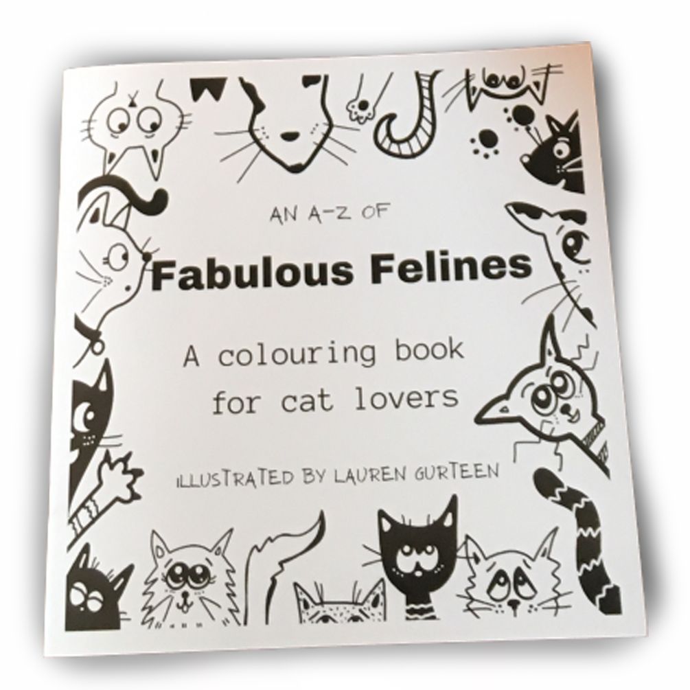  An A-Z of Fabulous Felines Colouring Book WAS £11.99
