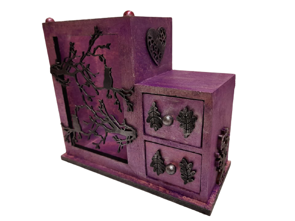 Cats On Trees, 2 Drawer Storage Unit