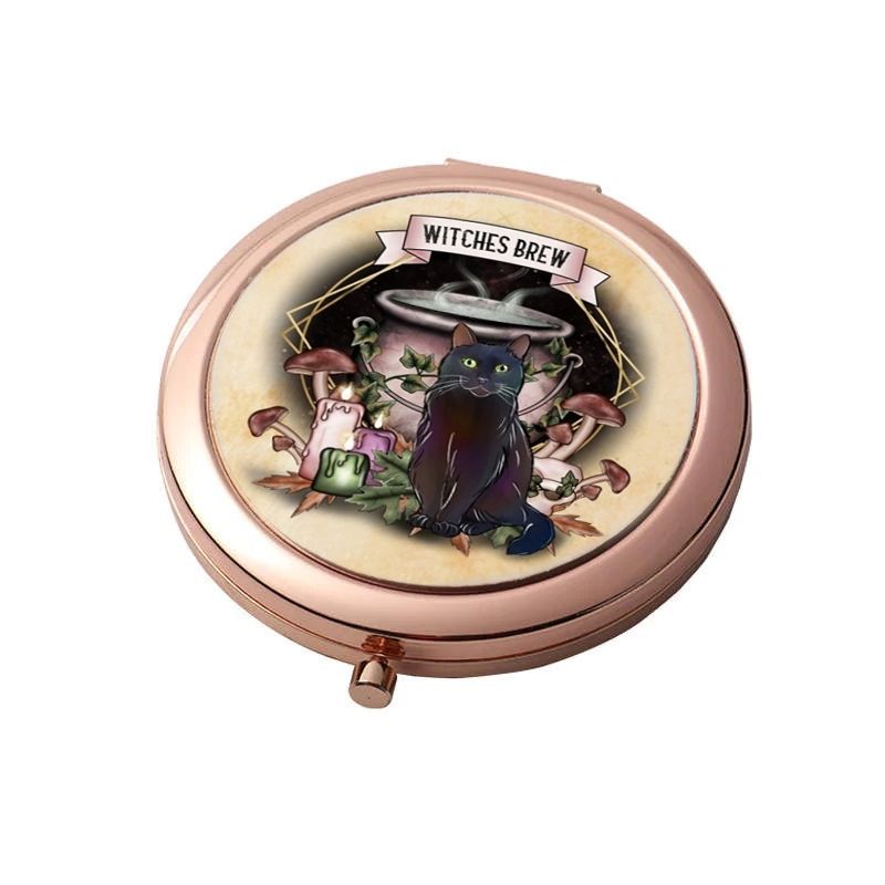 Rose Gold - Double Mirror Compact - Witches Brew