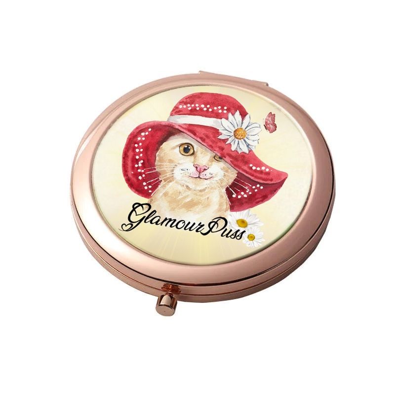 Rose Gold - Double Mirror Compact - Glamour Puss