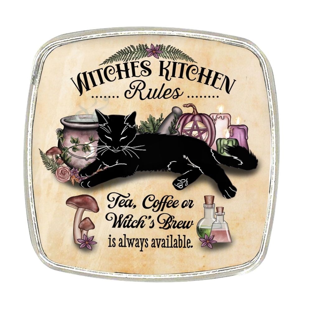 Chrome Finish Metal Magnet - Witches Kitchen Rules