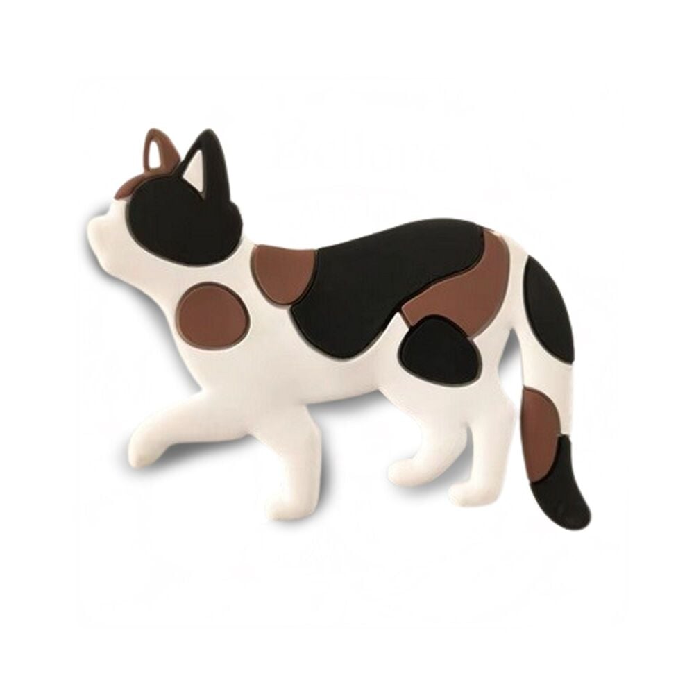 Walking Cat Magnetic Hook - Calico Cat