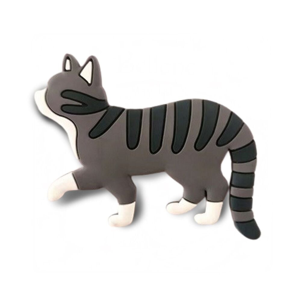 Walking Cat Magnetic Hook - Tabby Cat